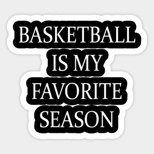 Basketball Season Sticker